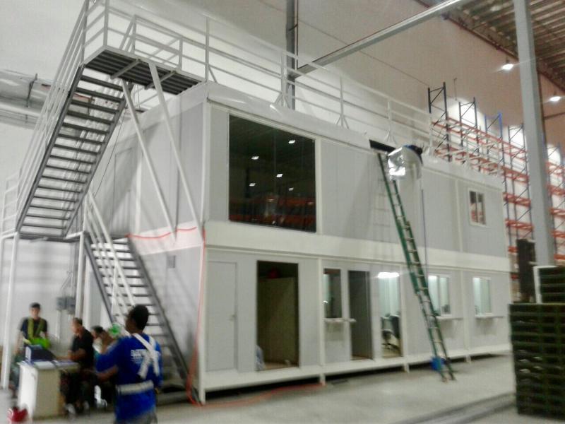 Container Office with Roof Deck